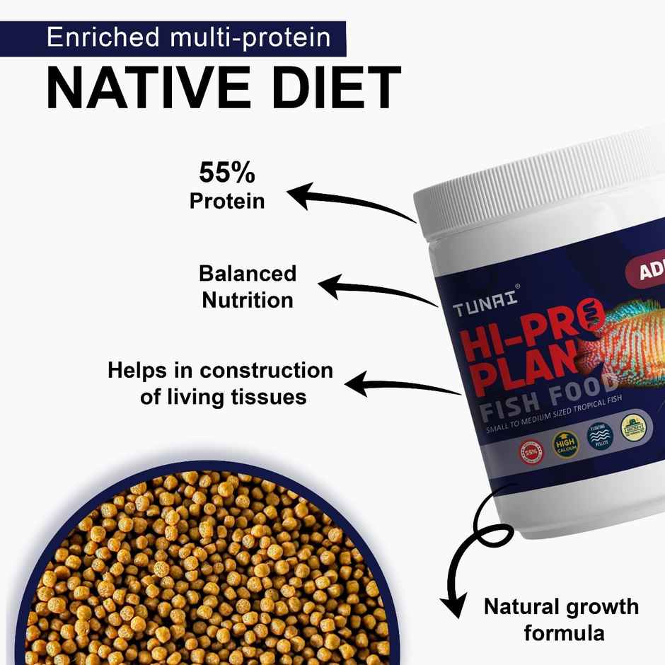 Tunai Hi-Pro Plan Fish Food 1Mm