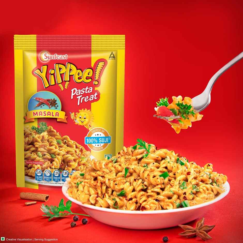 YiPPee! Suji Masala Pasta Treat Combo