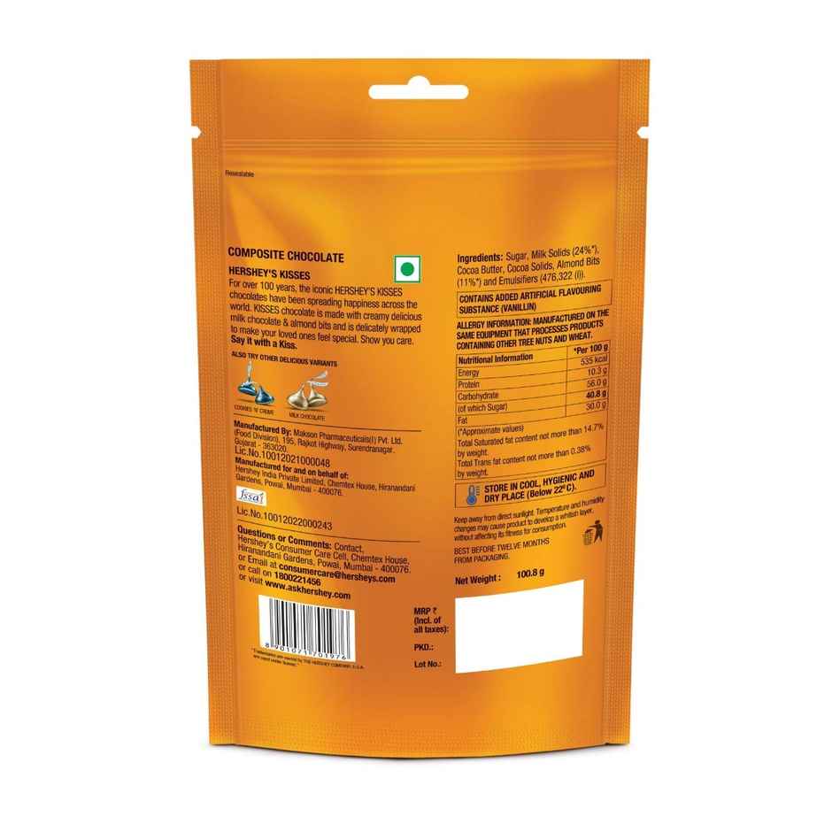 Hershey's Kisses Almonds | Chocolate Share Bag