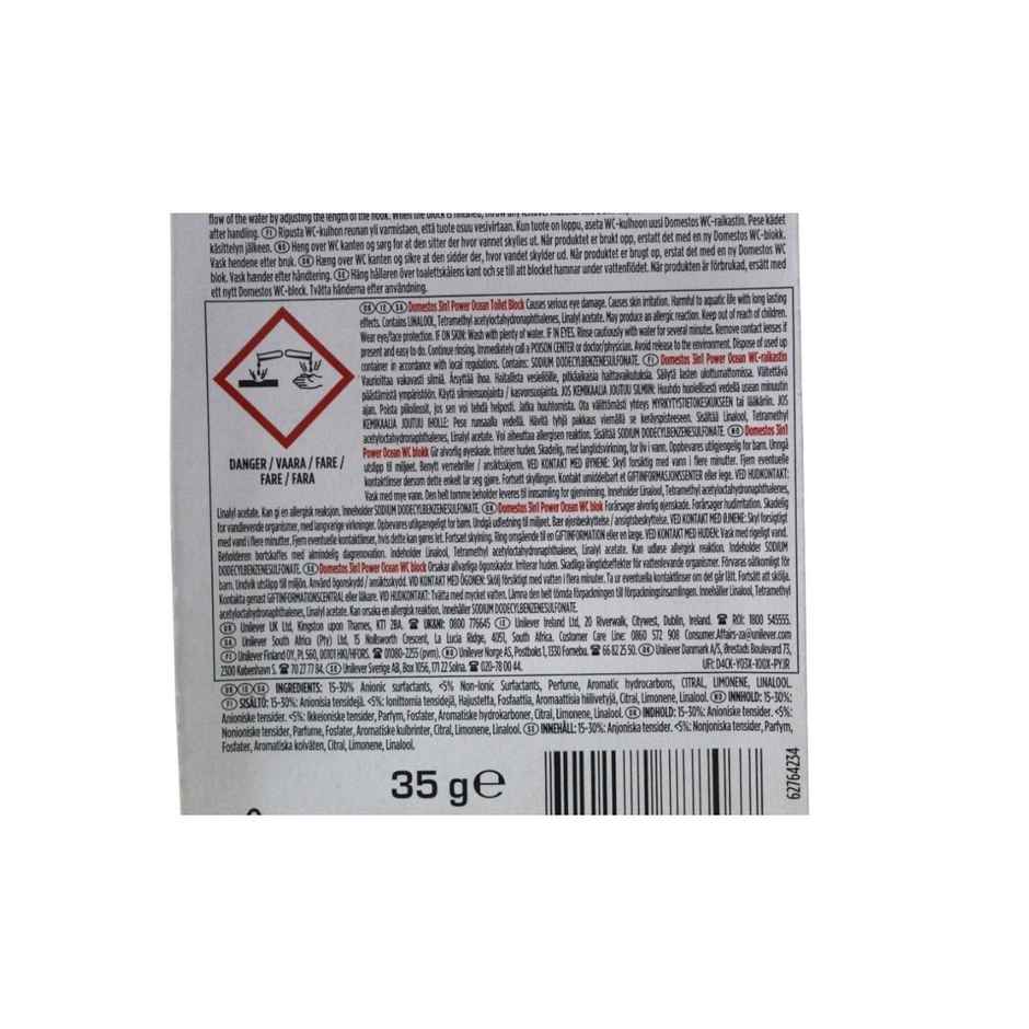 Domestos 3 In 1 Ocean Toilet Block