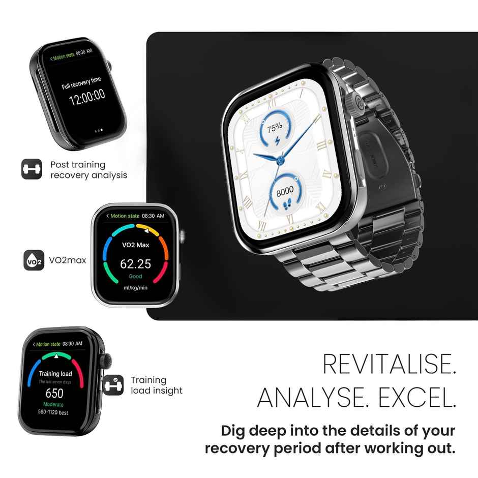Noise ColorFit Pro 5 Max Smartwatch - Space Blue