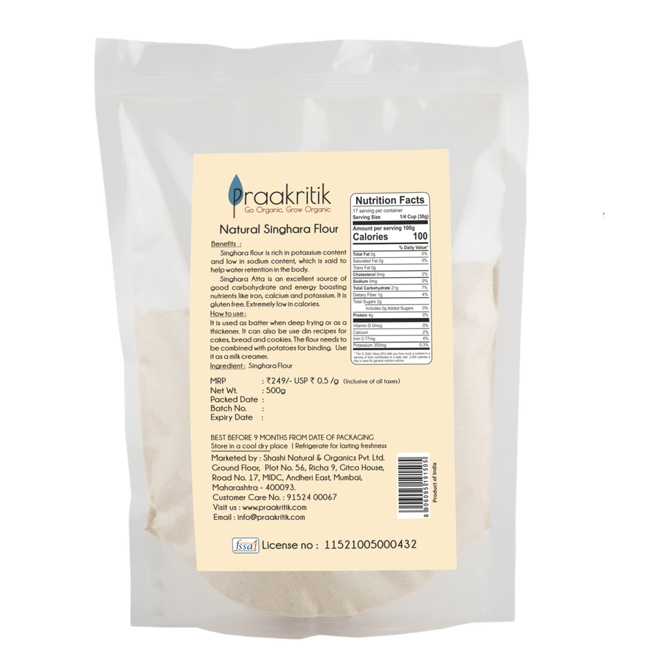 Praakritik Natural Singhara Atta