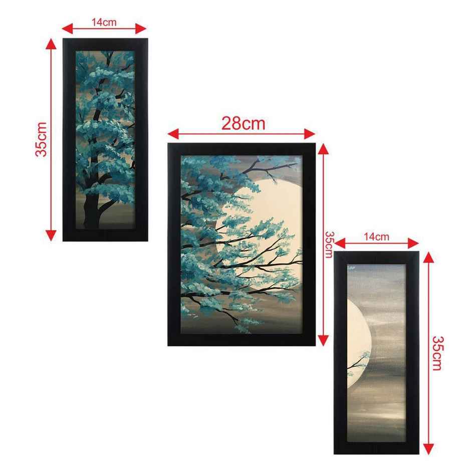Homeharmony Paintings For Wall Decoration - Set Of 3 | 3D Modern Art Painting