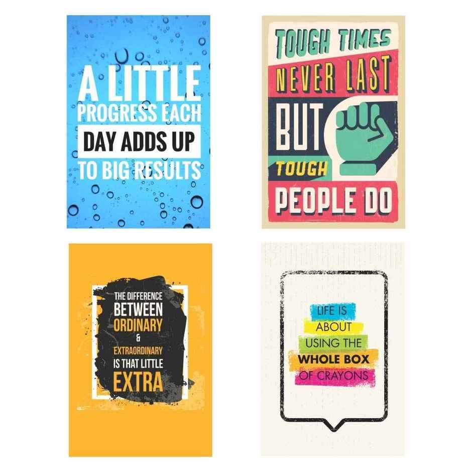 Paper Plane Design Wall Posters For Office Decor | Set of 10 | Size | 12 Inch x 18 Inch | D73
