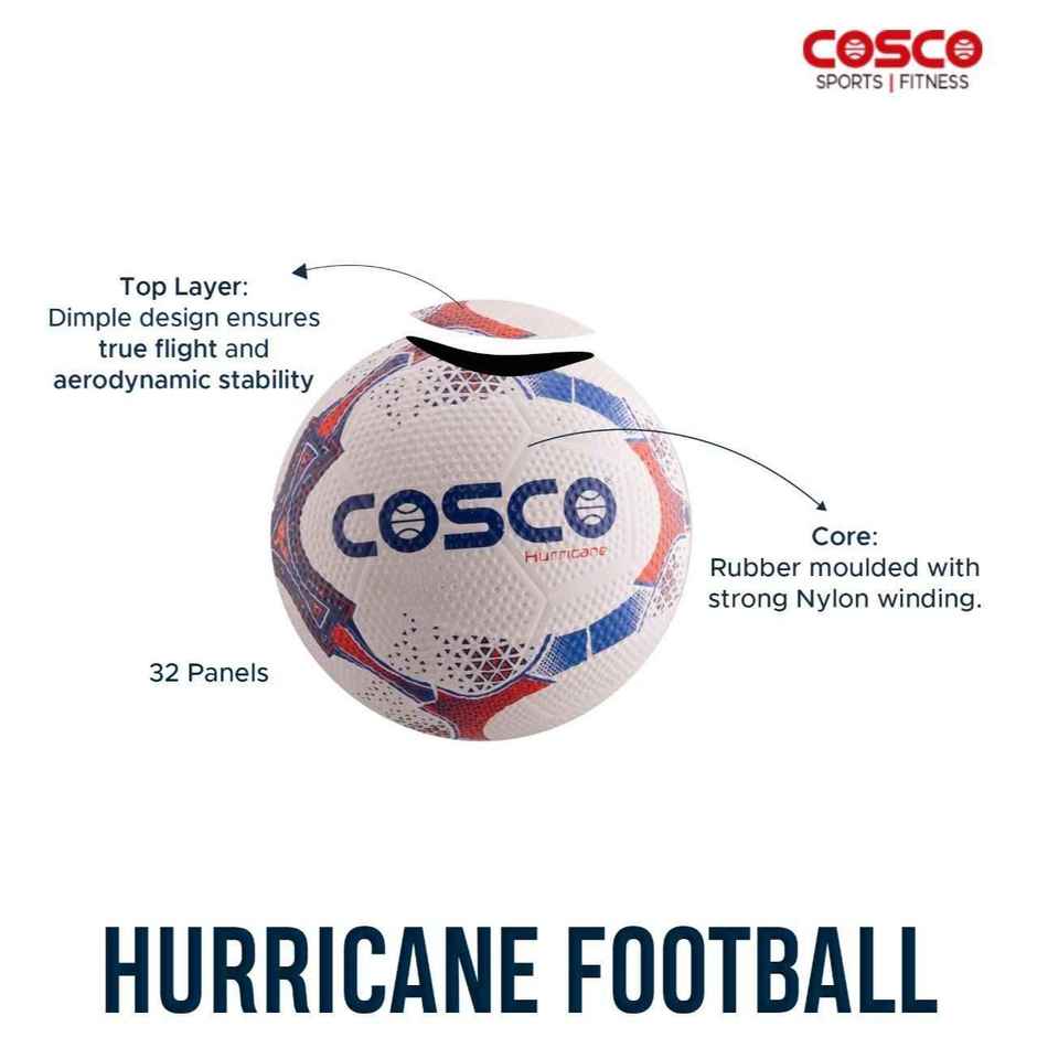 Cosco Hurricane Football - Size 5 | Made In India