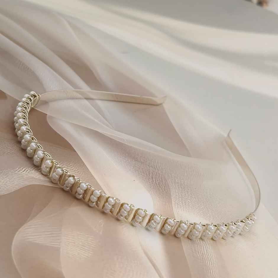 The Opal Factory Hair Accessories | Pearl Alice & Headband