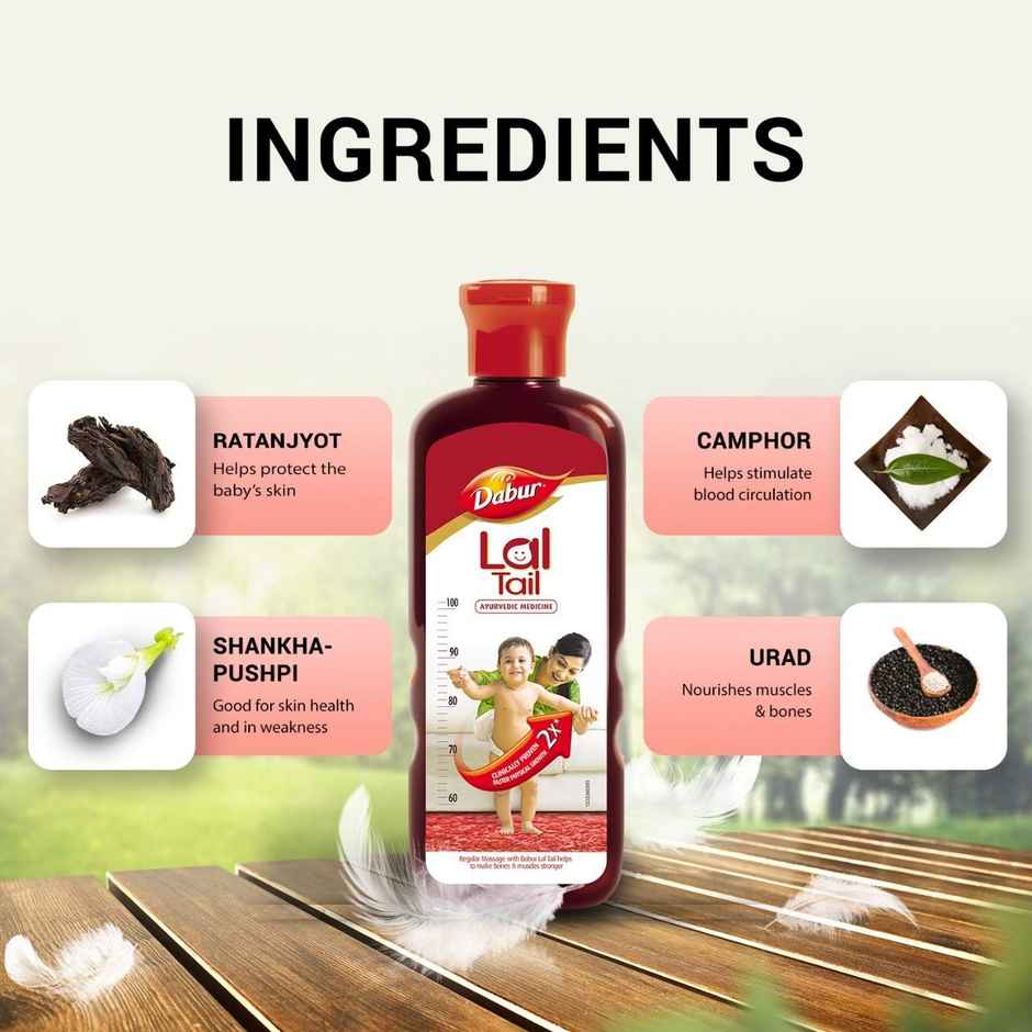 Dabur Lal Tail - Ayurvedic Baby Oil