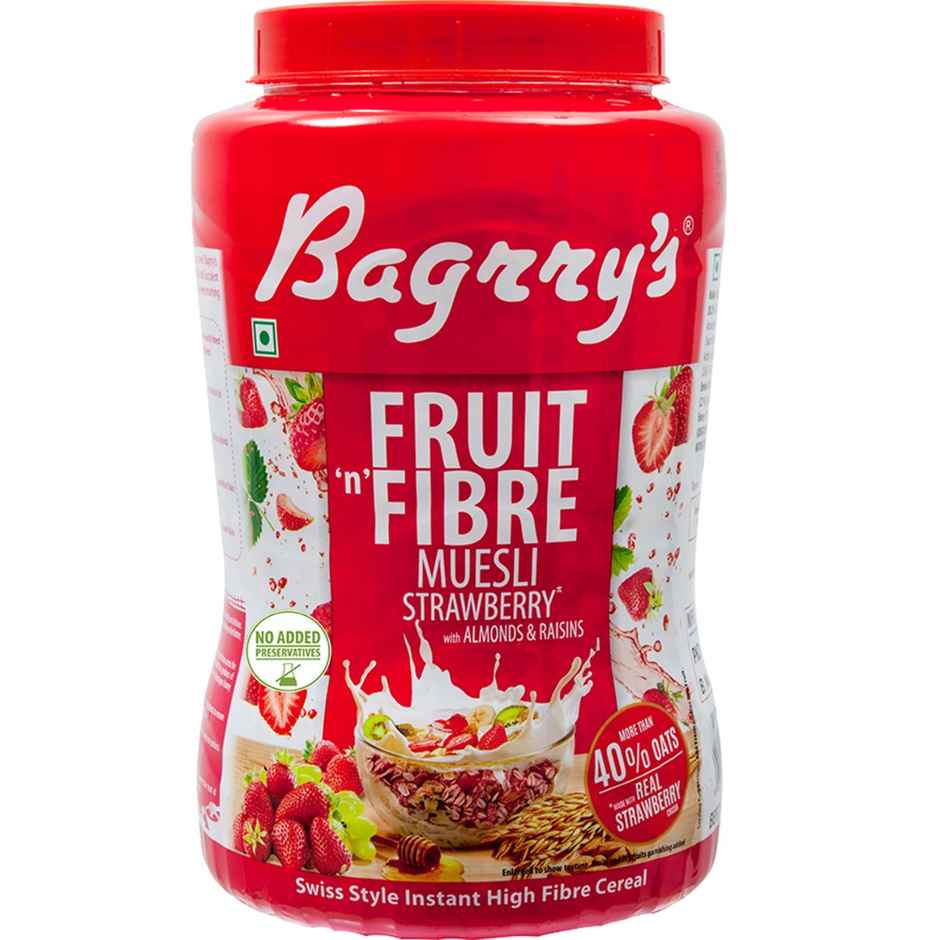 Bagrrys Fruit N Fibre Muesli - Strawberry