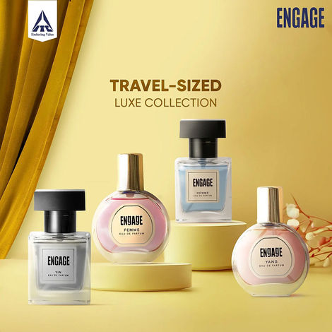 Engage Luxury Perfume Gift Set for Men & Women, Travel Sized, Assorted Pack