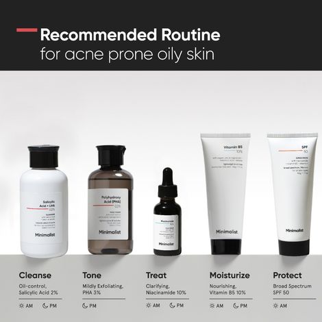 Minimalist 02% Salicylic Acid + LHA Face Cleanser