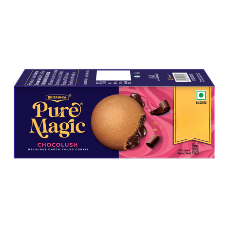 Britannia Pure Magic Chocolush Choco Filled Cookie