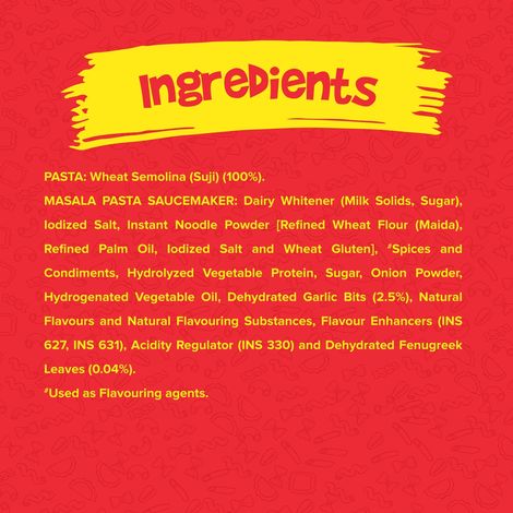 YiPPee! 100% Suji Masala Pasta Treat Combo