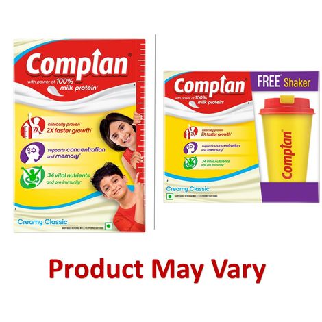 Complan Creamy Classic Flavour Drink Mix | For 5+ years Kids