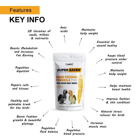 Tunai Super Saver Hand Feeding Formula