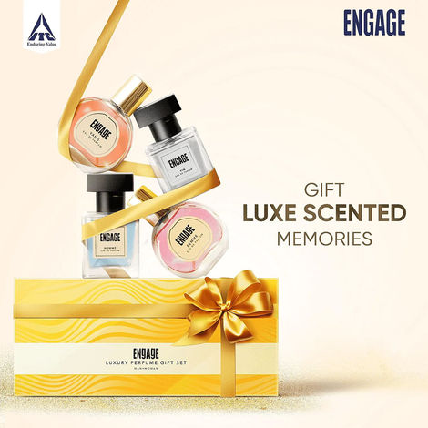 Engage Luxury Perfume Gift Set for Men & Women, Travel Sized, Assorted Pack