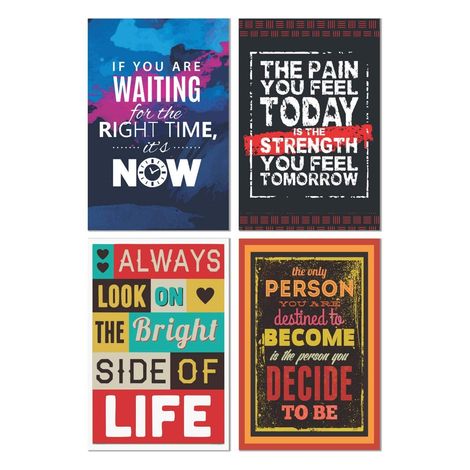 Paper Plane Design Wall Posters For Office Decor | Set of 10 | Size | 12 Inch x 18 Inch | D80