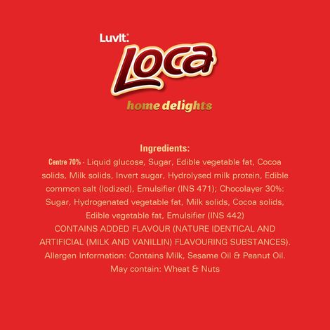 Luvit Loca Home Delights Choco Caramel Bar