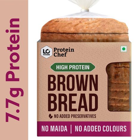 Protein Chef High Protein Brown Bread - No Maida Atta Bread