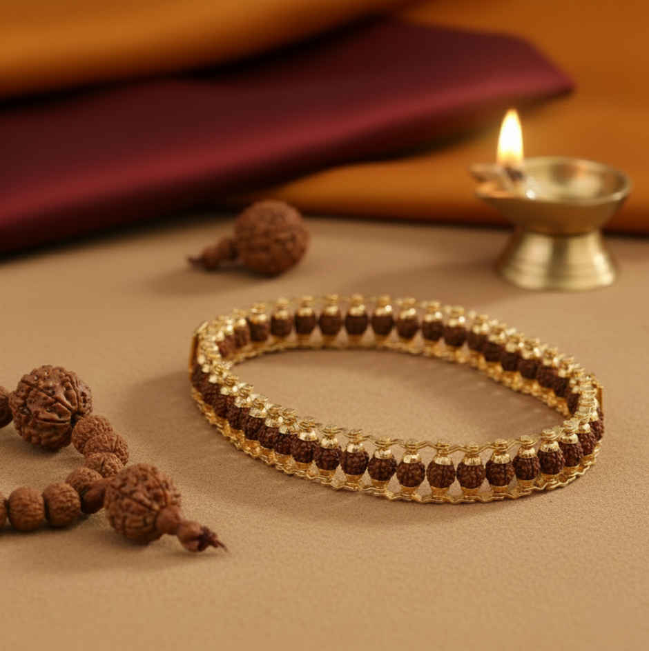 Rudraksha Healing Energy Bracelet for Men | Pack of 1 | ServDharm