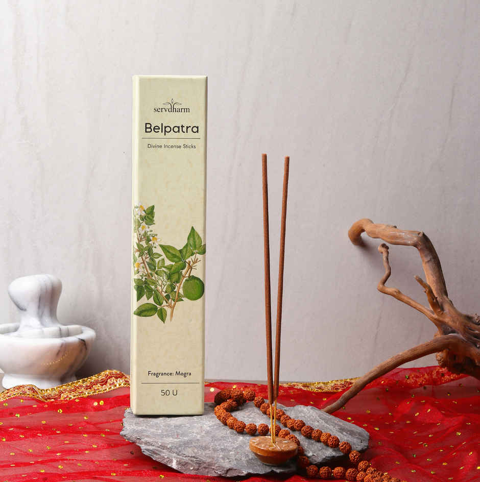 Belpatra Divine Incense Sticks | Fragrance Mogra | ServDharm