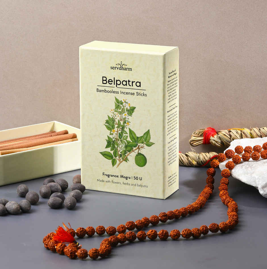 Belpatra Bambooless Dhoop Sticks | Fragrance Mogra | ServDharm
