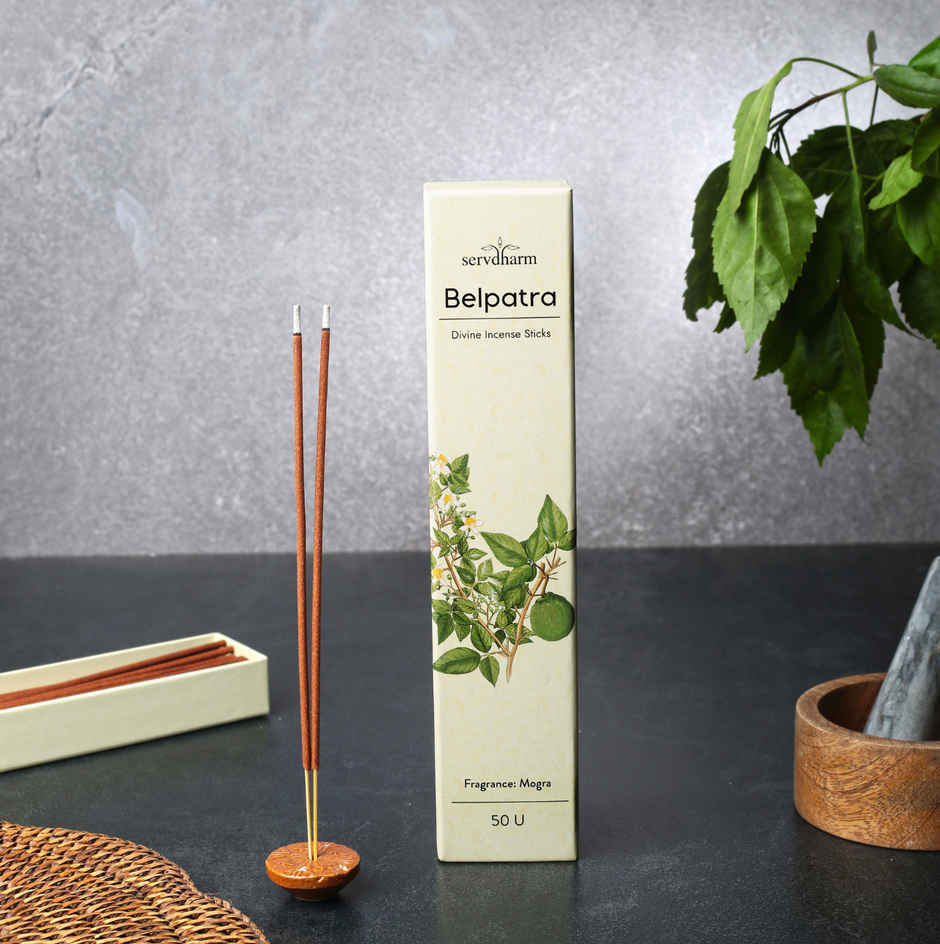 Belpatra Divine Incense Sticks | Fragrance Mogra | ServDharm