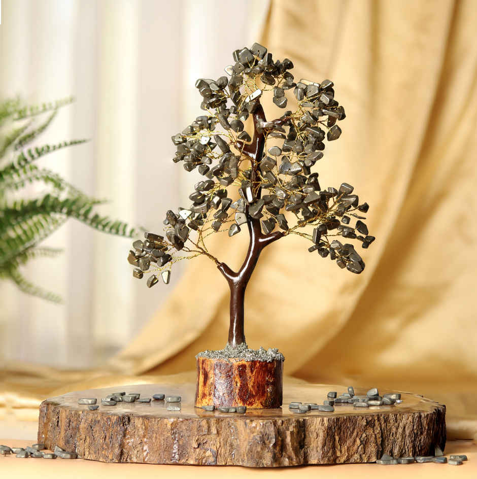Pyrite Crystal Tree 300 Beads | ServDharm