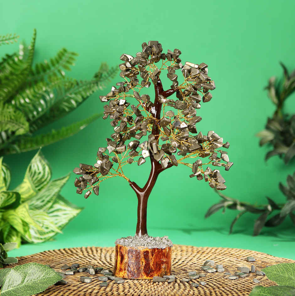 Pyrite Crystal Tree 300 Beads | ServDharm