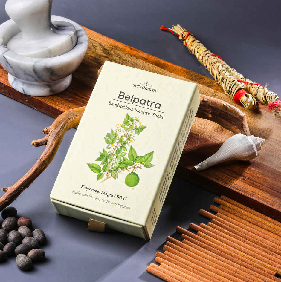 Belpatra Bambooless Dhoop Sticks | Fragrance Mogra | ServDharm