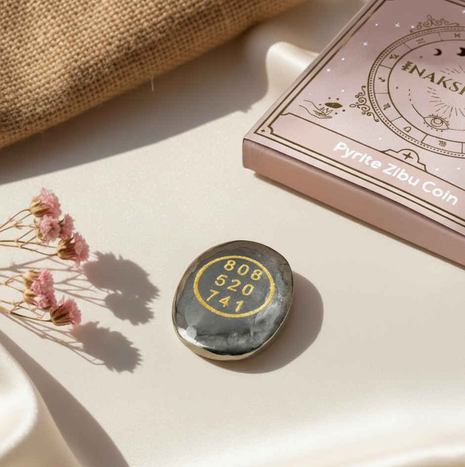 Pyrite Zibu Money Coin Wealth Charm | ServDharm