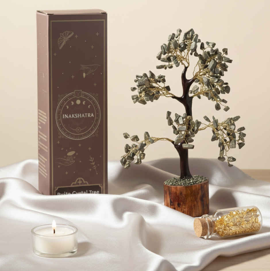Pyrite Crystal Tree 300 Beads | ServDharm