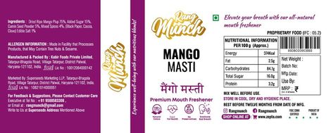 Rangmunch Mango Masti Premium Mouth Frehsner