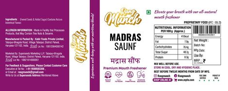 Rangmunch Madras Saunf Premium Mouth Freshner