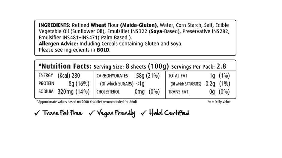 Switz Spring Roll Dough Sheets Combo