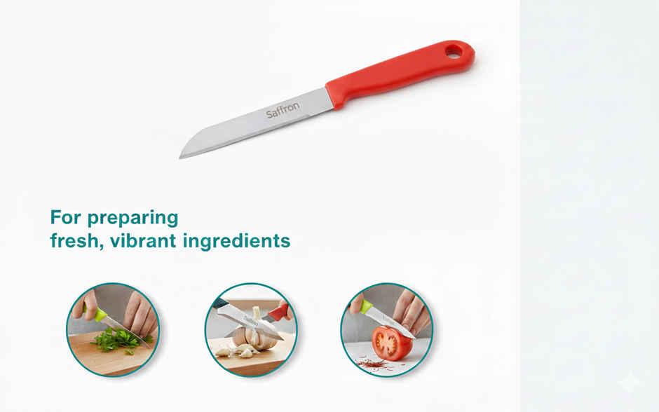 SAFFRON High Grade Stainless Steel Kitchen Knife Assorted Color