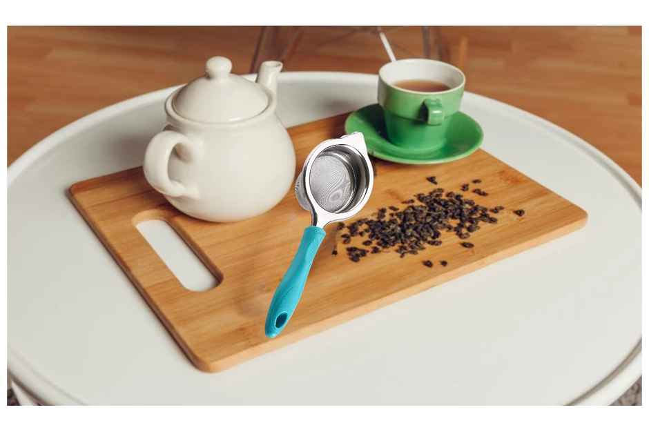 Crystal Stainless Steel Small Strainer, Color May Vary