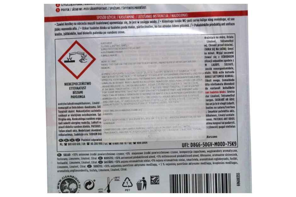 Domestos Ocean Power 5 Toilet Block