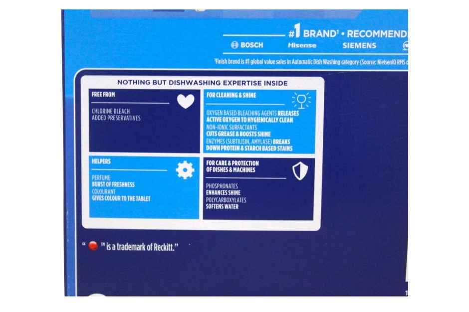 Finish Power Essential Lemon Dishwasher Tablets