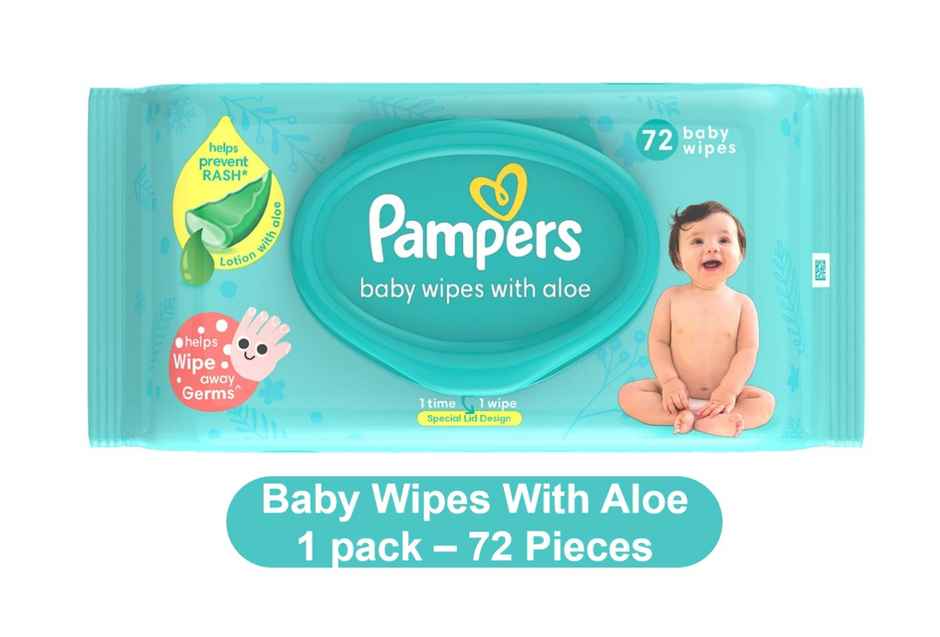 Pampers Baby Wipes With Aloe