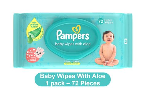 Pampers Baby Wipes With Aloe