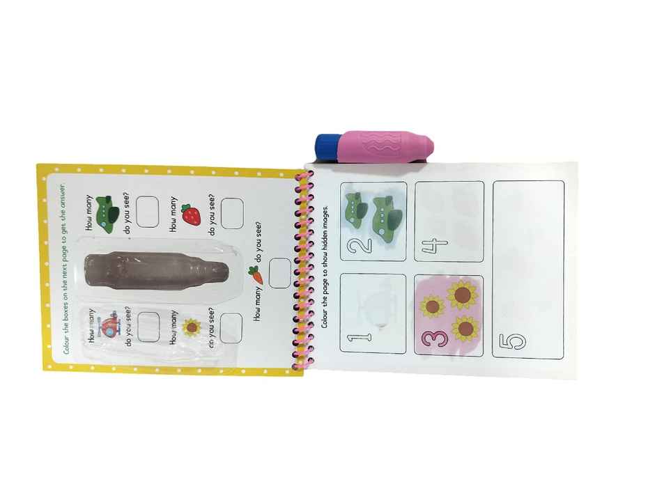 Magical Water Colouring Book - Water Wonder - Numbers