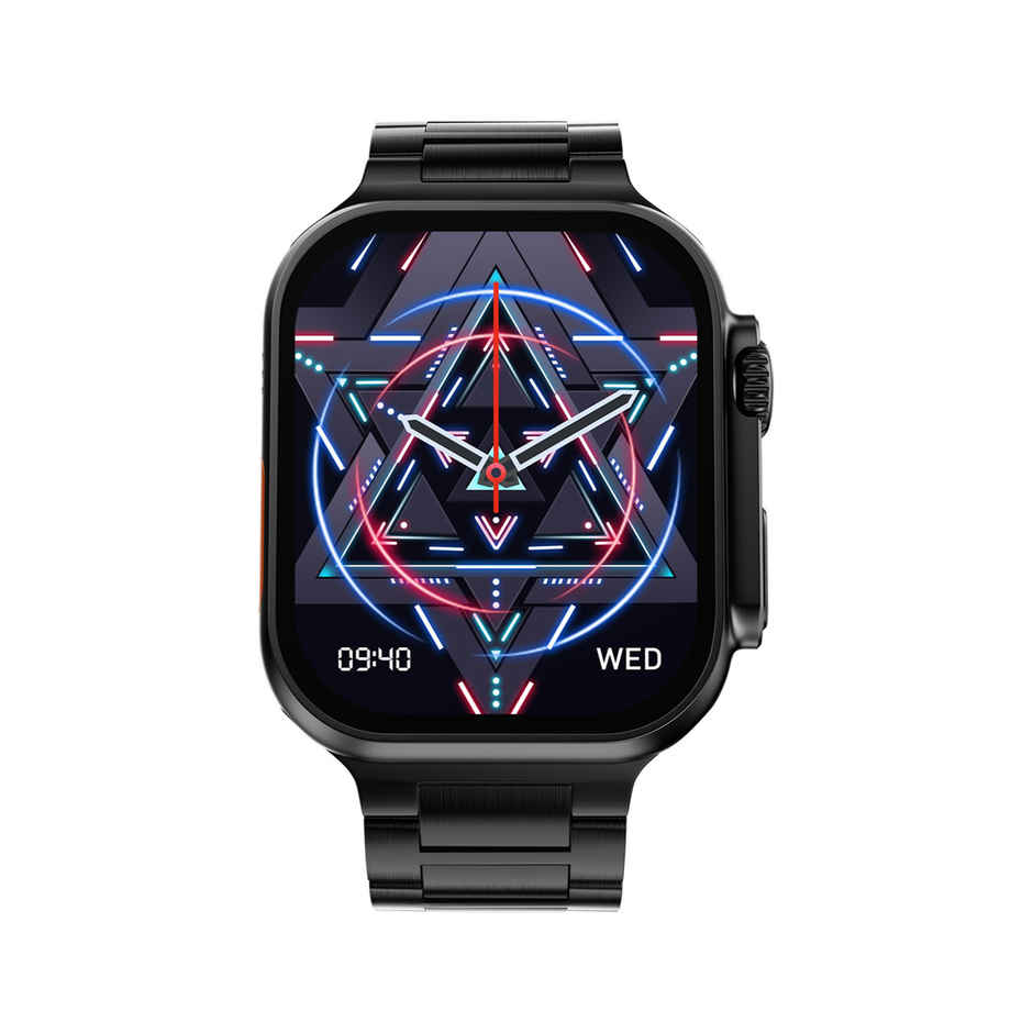 Fire-Boltt DAPPER | 2.1" AMOLED Display | BT Calling - Black (Chain Strap)