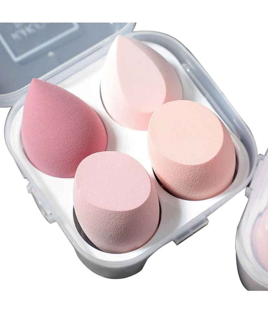 Midazzle Ultra soft Beauty Blender Makeup Sponge Puff, Set of 4 |MIBB3003 | Assorted
