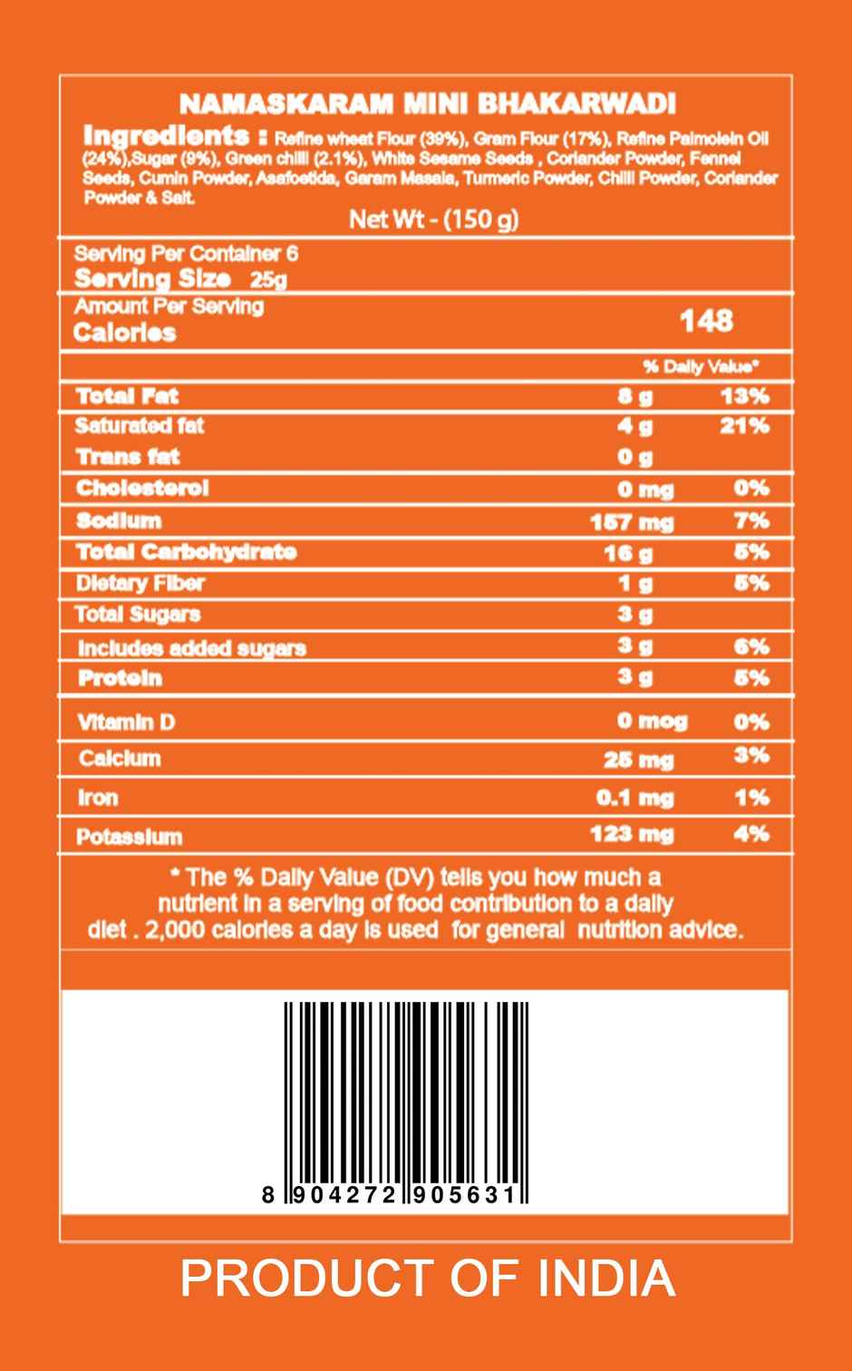 Namaskaram Mini Bhakarwadi | Bite Sized Snack