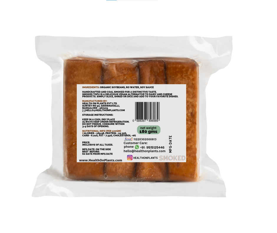 Health On Plants Smoked Tofu