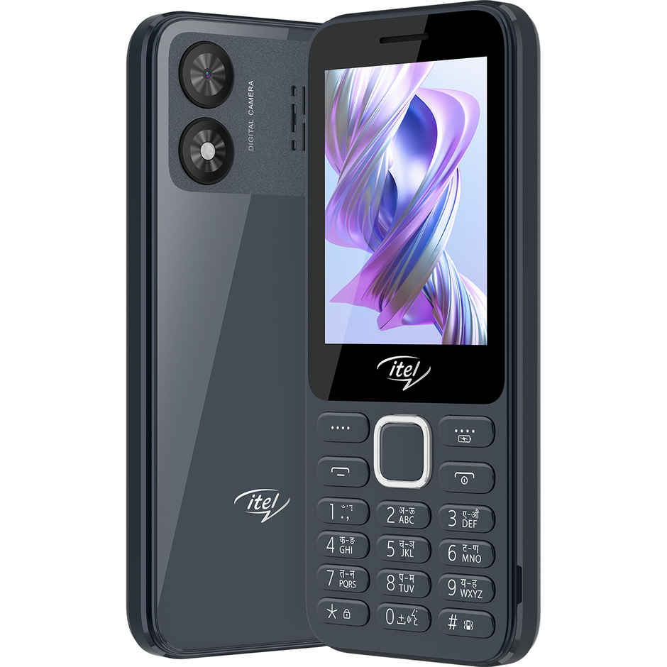 itel It5330 Keypad Mobile | 2.8" Display | 1900 mAh Battery | Glass Back Design | Black