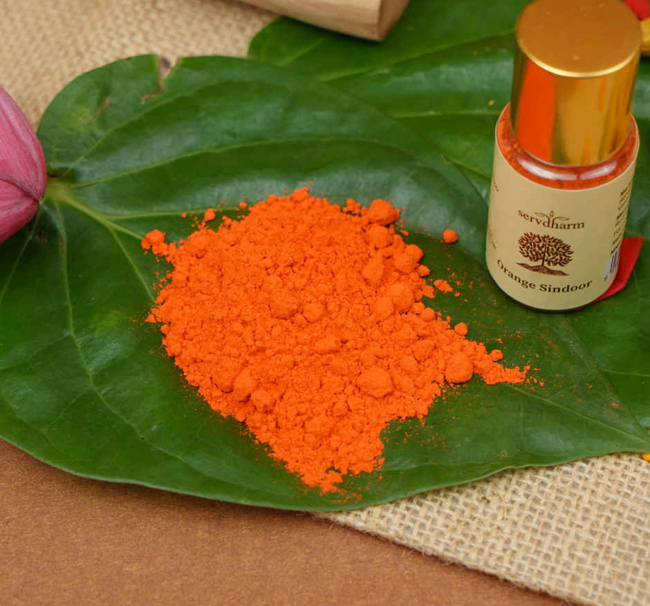 Orange Sindoor Powder | ServDharm