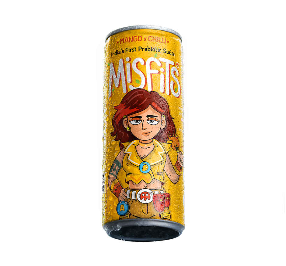 Misfits Prebiotic Soda Mango X Chilli Ms. Aambush
