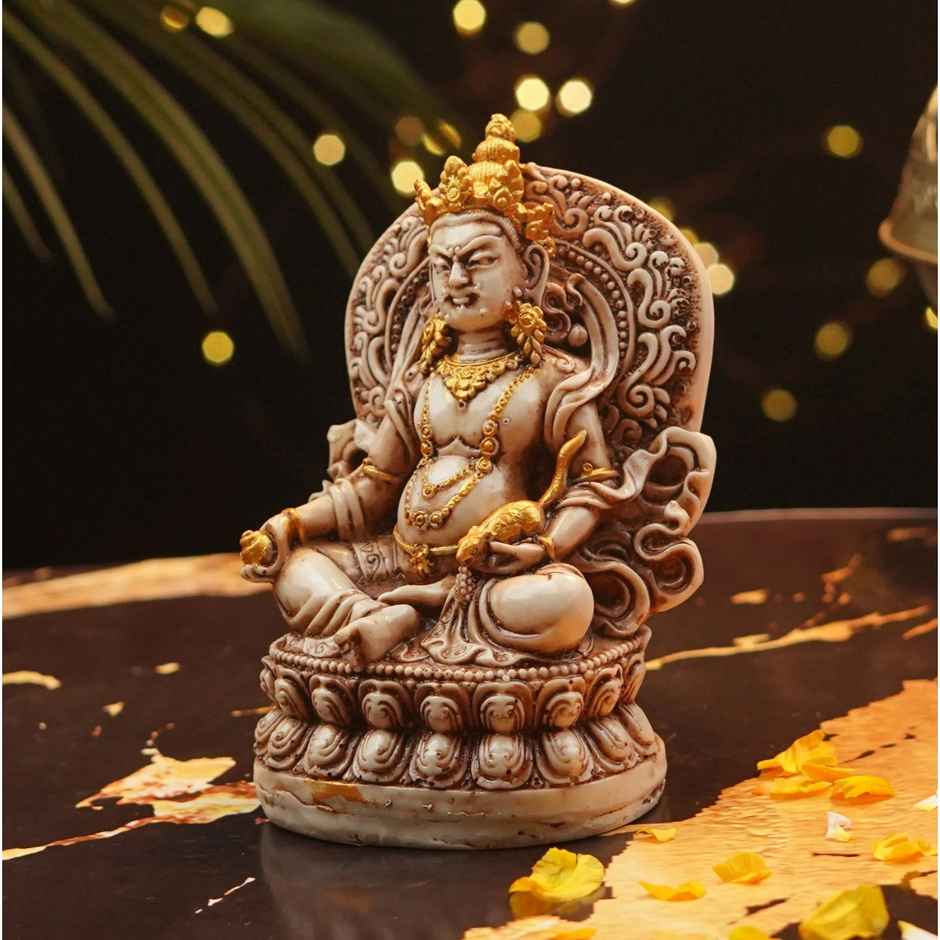 Lord Kuber Statue 4.5 | Kubera | The God Of Wealth | ServDharm