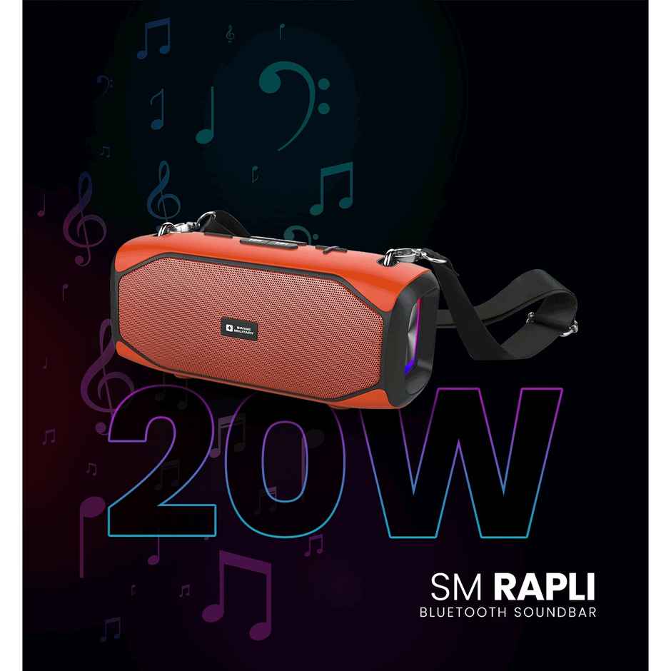 Swiss Military Audio SM RAPLI Bluetooth Speaker | Orange